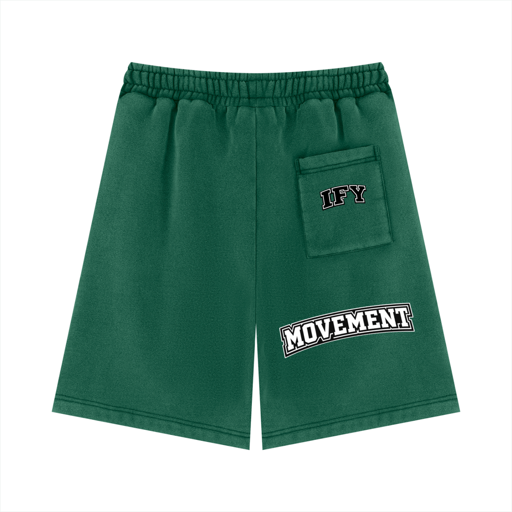 Unisex Vintage Wash Fleece Shorts