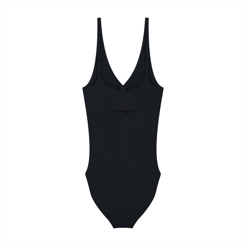 Women’s Full-Zip Ruched Bodysuit