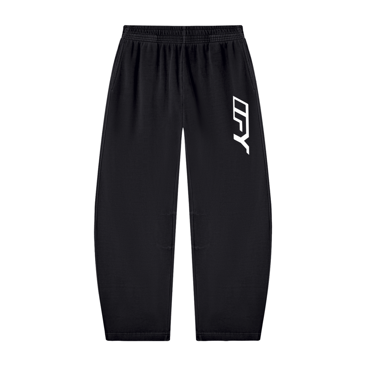 Unisex Vintage Washed Barrel Leg Sweatpants