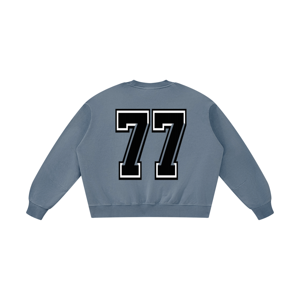 Unisex Boxy Vintage Washed Sweatshirt