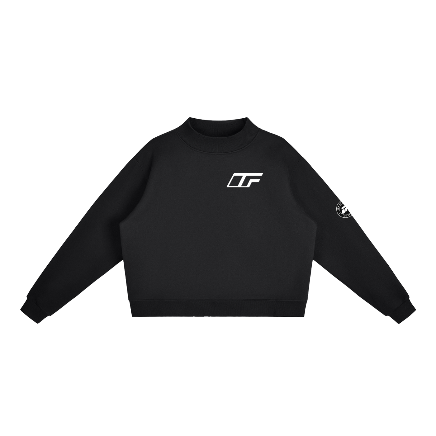 Elevate Your Style with Our Women's Fleece Mock-Neck Sweatshirt