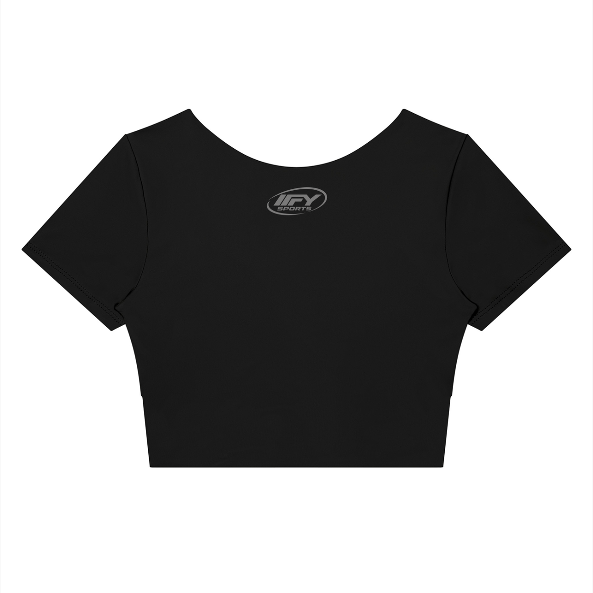 Panelled Crop Yoga T-Shirt