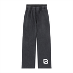 Vintage Washed Waist Pants - Premium Gym Sweatpants | BRACE