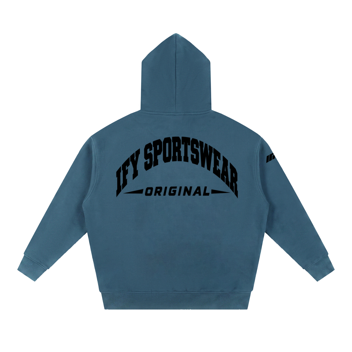 Oversized Boxy-Fit Fleece Hoodie