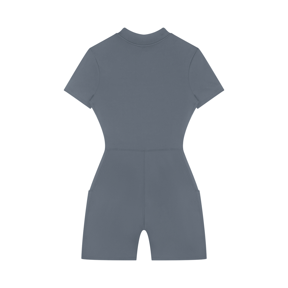 Quarter-Zip Short Sleeve Romper