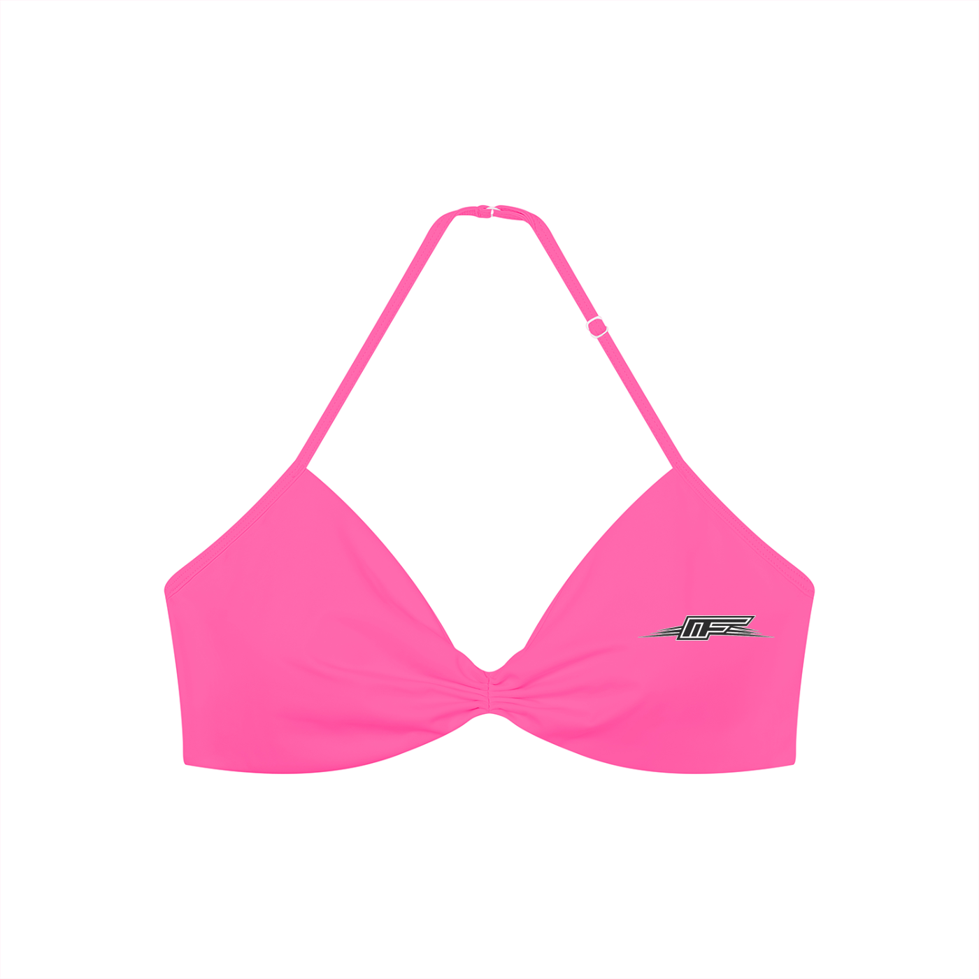 Elevate Your Workout with Our Women's Ruched Halter-Neck Sports Bra