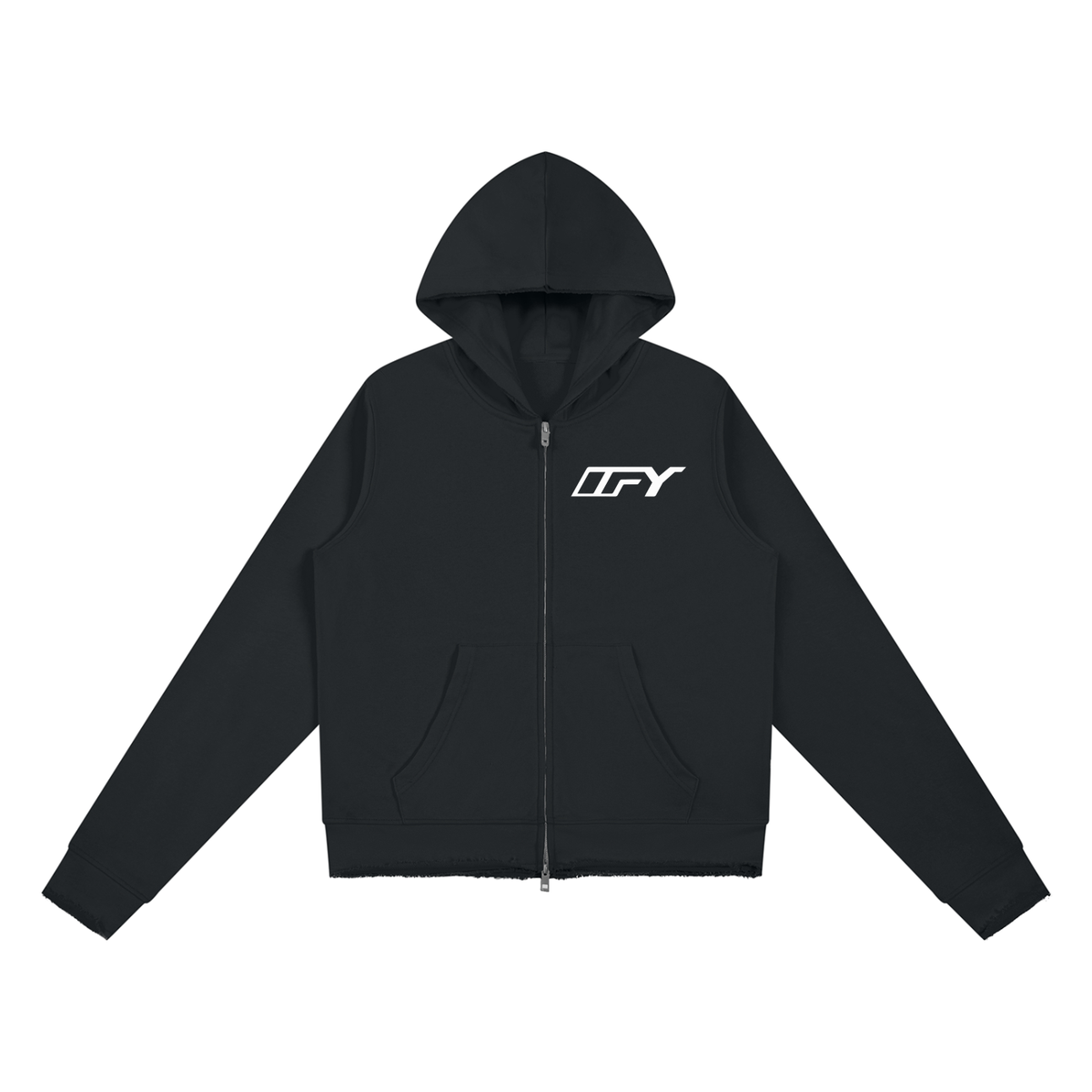 Women’s Raw Edge Full Zip Hoodie