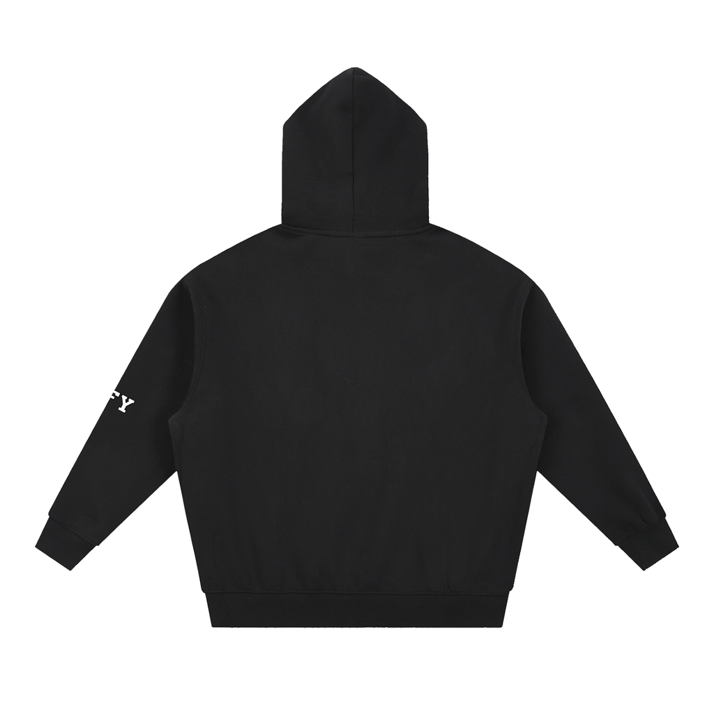 Essential Oversized Boxy Fit Fleece Hoodie