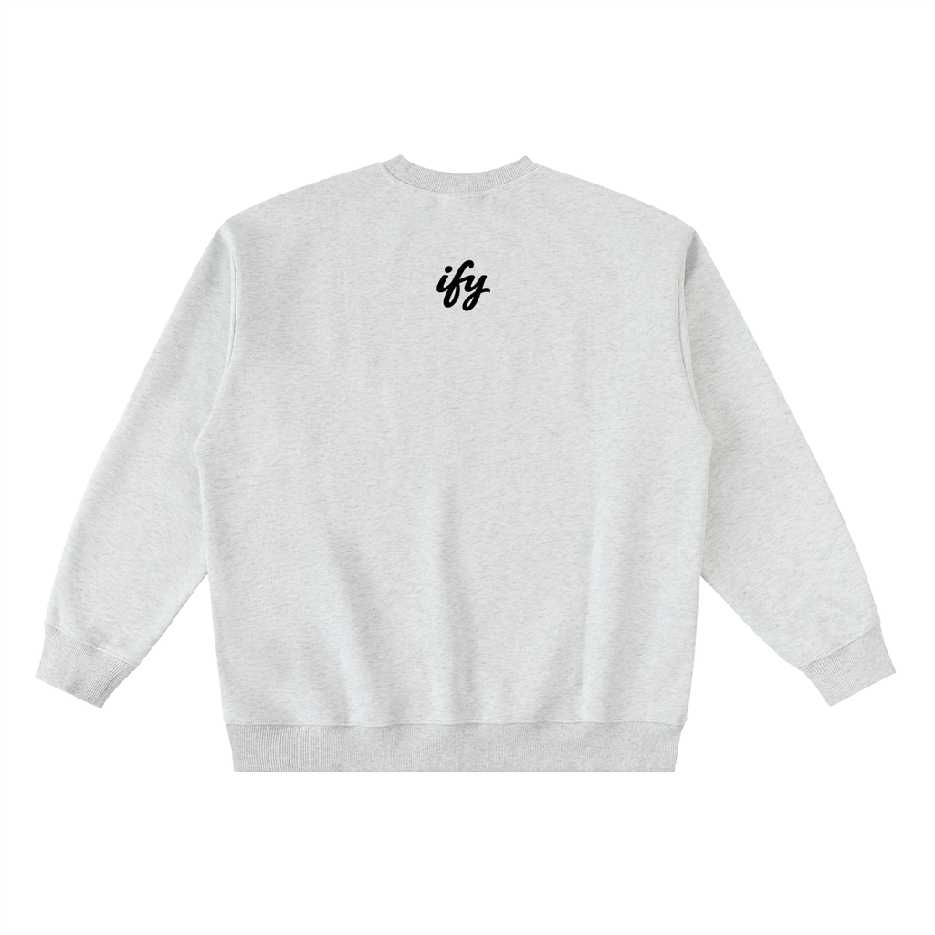 Oversized Crewneck Taped Sweatshirt