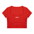 Square-Neck Yoga T-Shirt