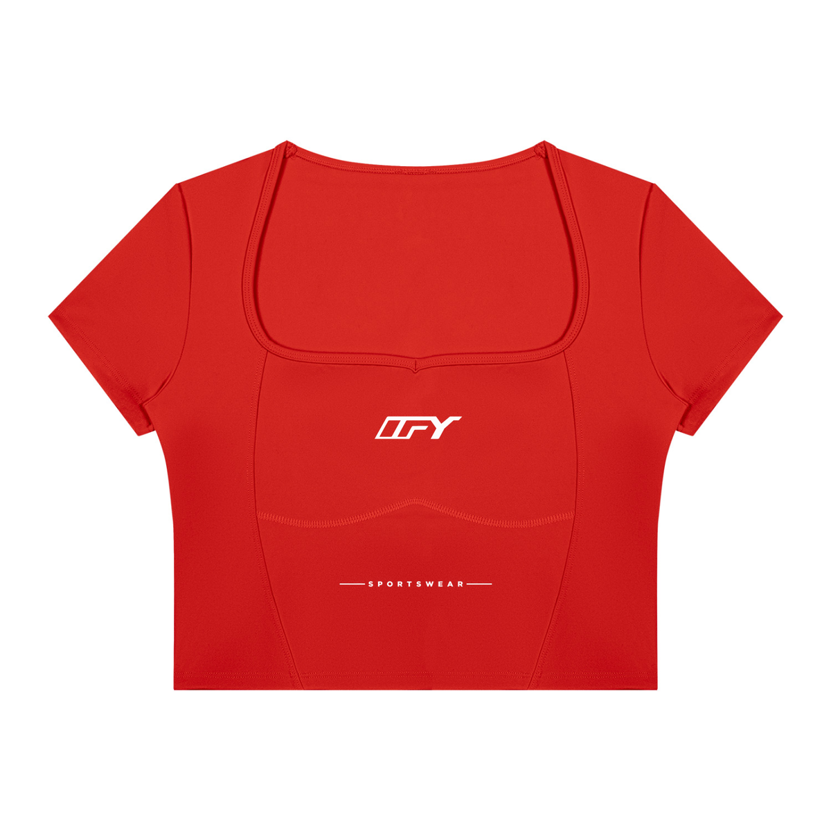 Square-Neck Yoga T-Shirt
