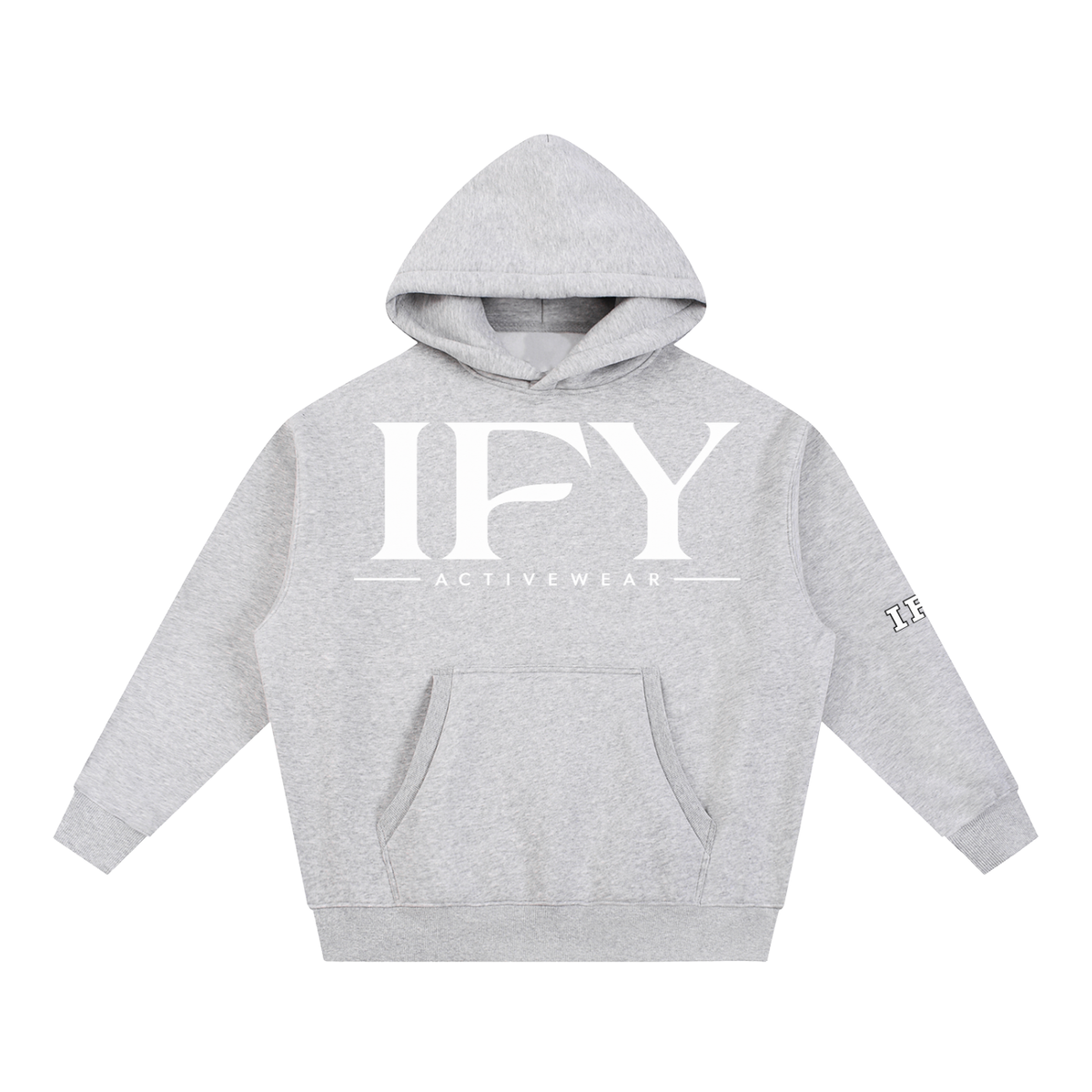 Essential Oversized Boxy Fit Fleece Hoodie