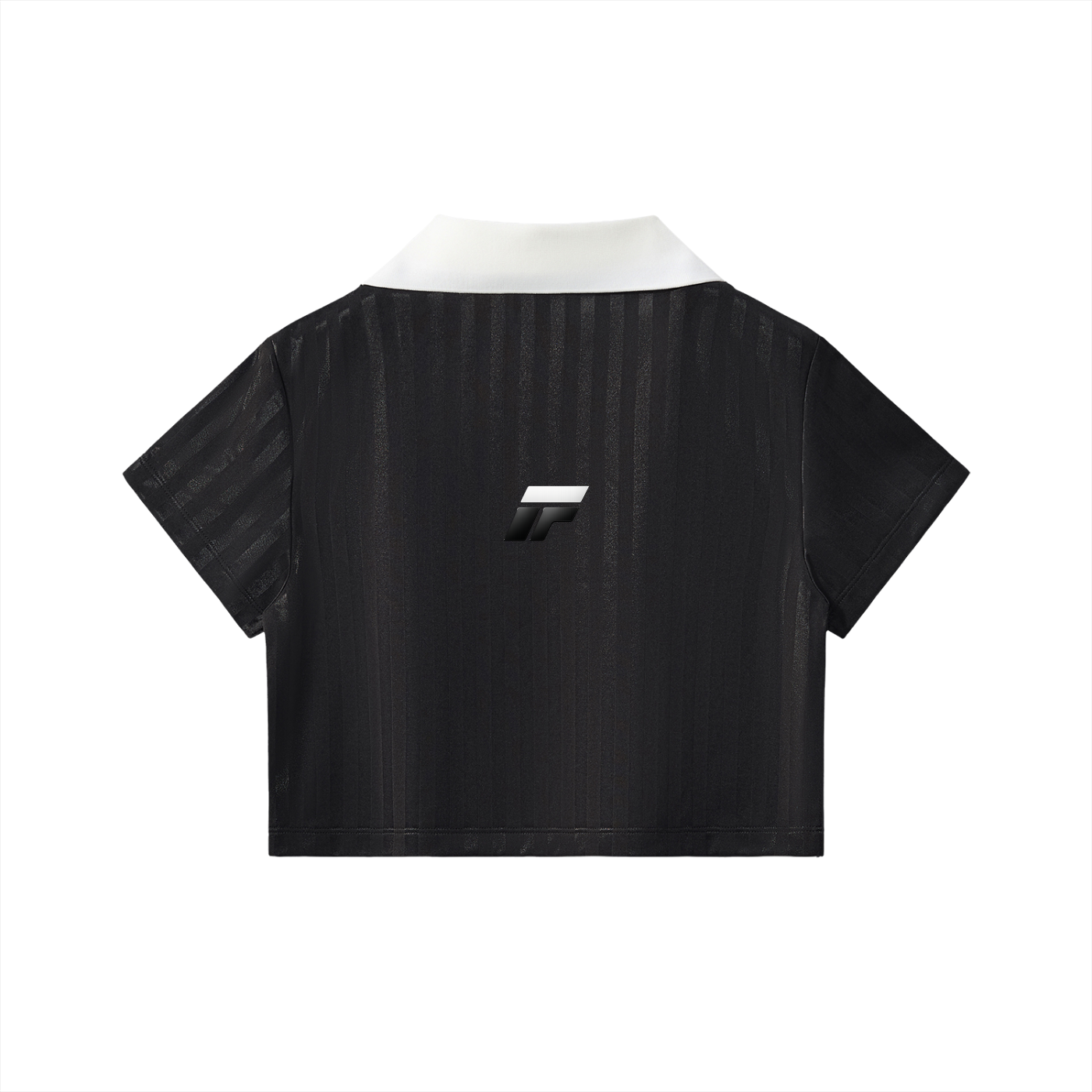 Stylish Cropped Jersey with Contrast Collar – Perfect for Effortless Everyday Chic