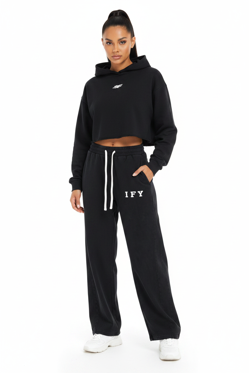Unisex Mineral Wash Barrel Sweatpants
