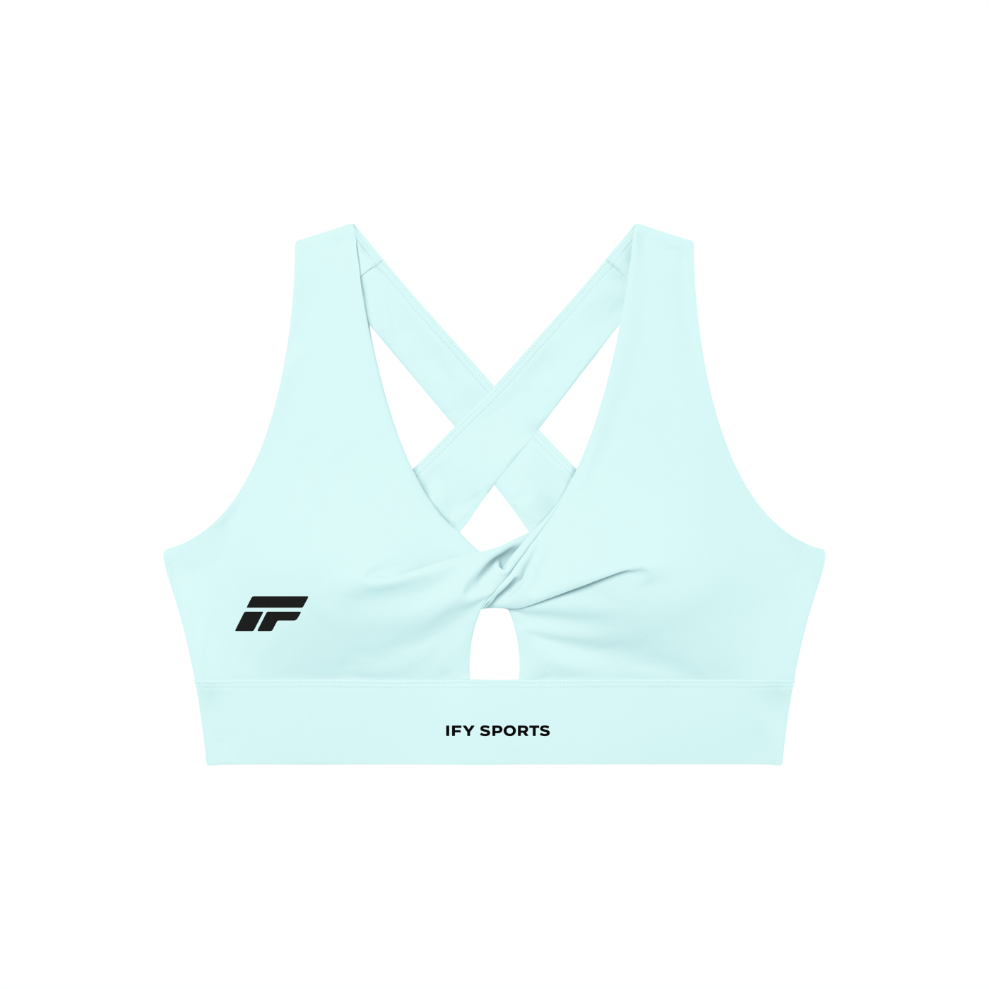 Women's Twist Front V-Neck Sports Bra