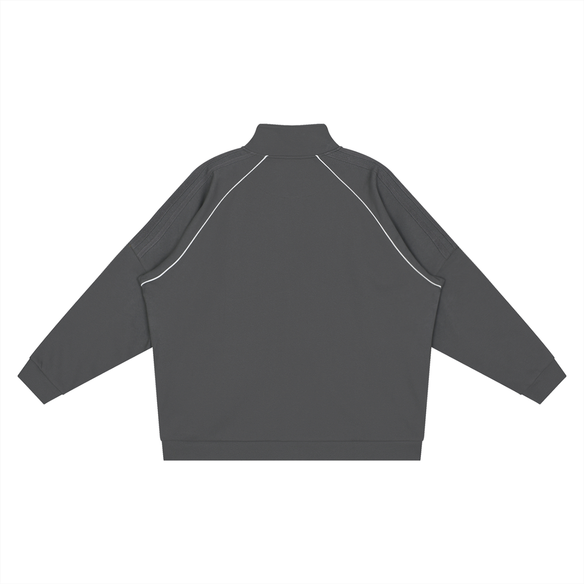 Reflection Striped Raglan Sleeve  Jacket