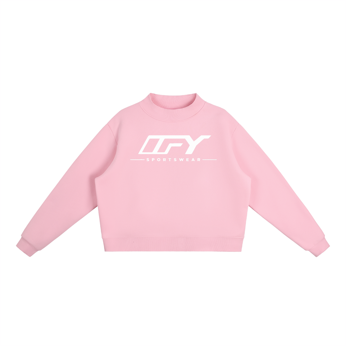 Women's Fleece Mock-Neck Sweatshirt: Cozy Comfort for Every Occasion