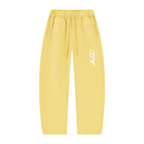 Unisex Vintage Wash Barrel Leg Fleece Sweatpants