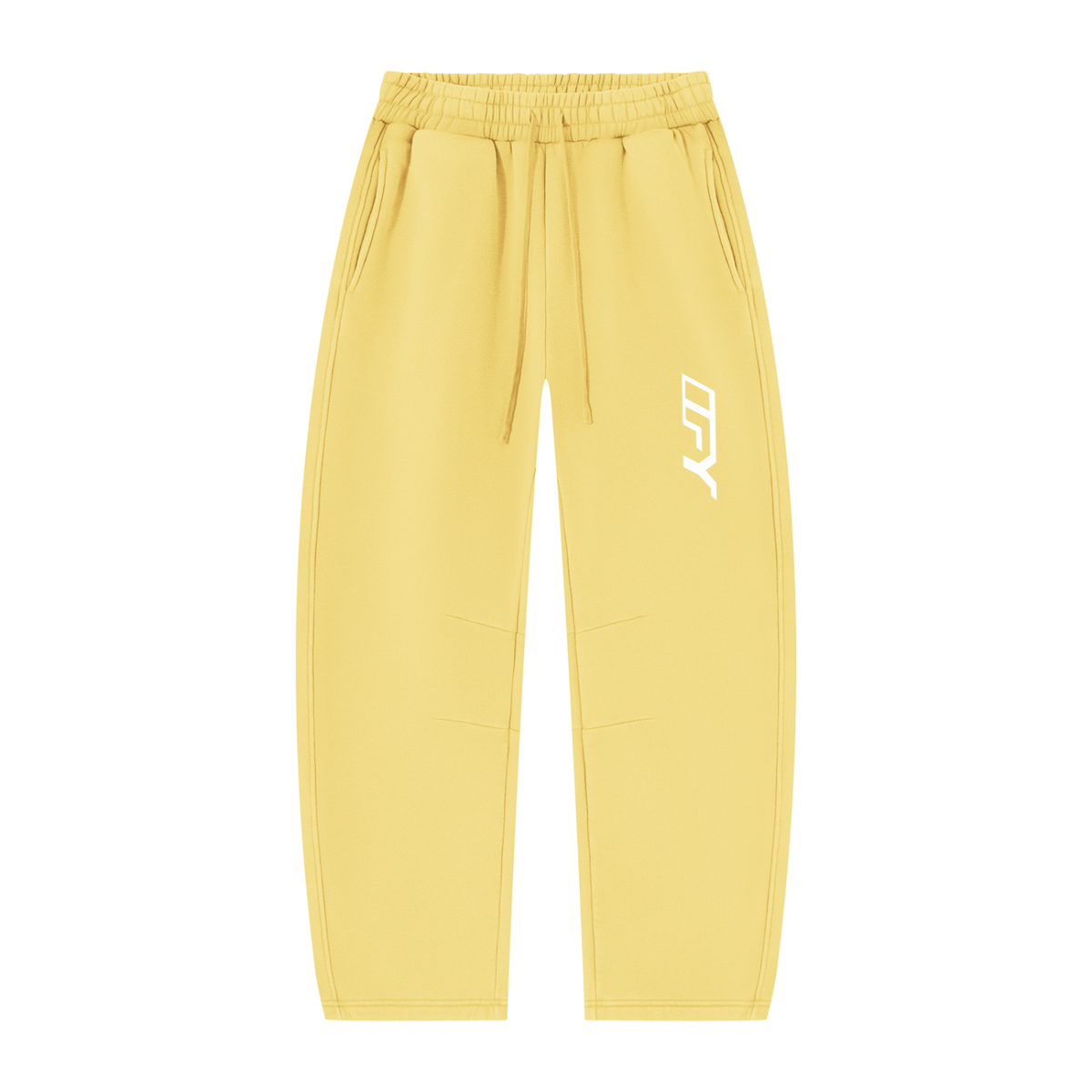 Unisex Vintage Wash Barrel Leg Fleece Sweatpants