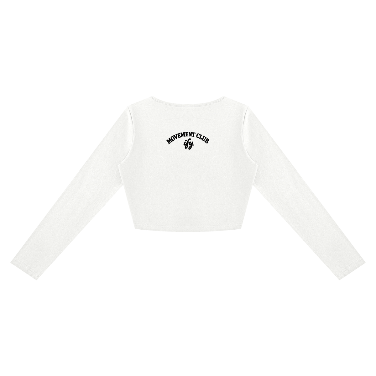 Cotton-Rich Cropped Long-Sleeve T-Shirt