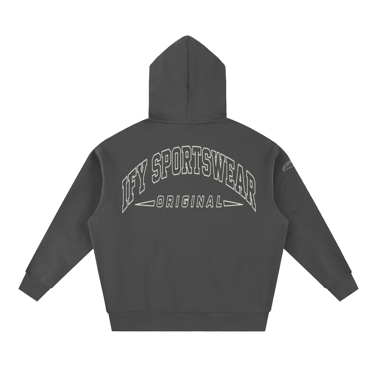Oversized Boxy-Fit Fleece Hoodie