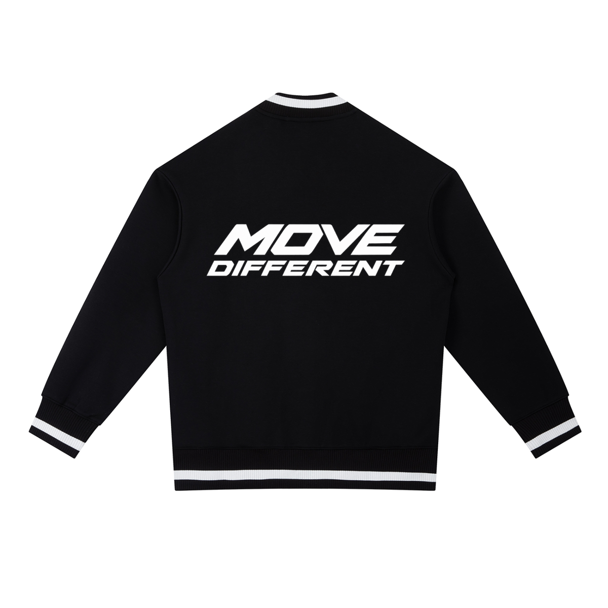 Contrast Piping Zip Bomber Jacket