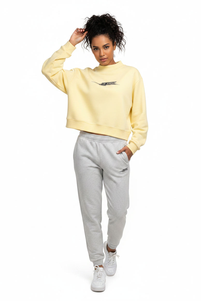 Women's Fleece Mock-Neck Sweatshirt: Cozy Comfort for Every Occasion