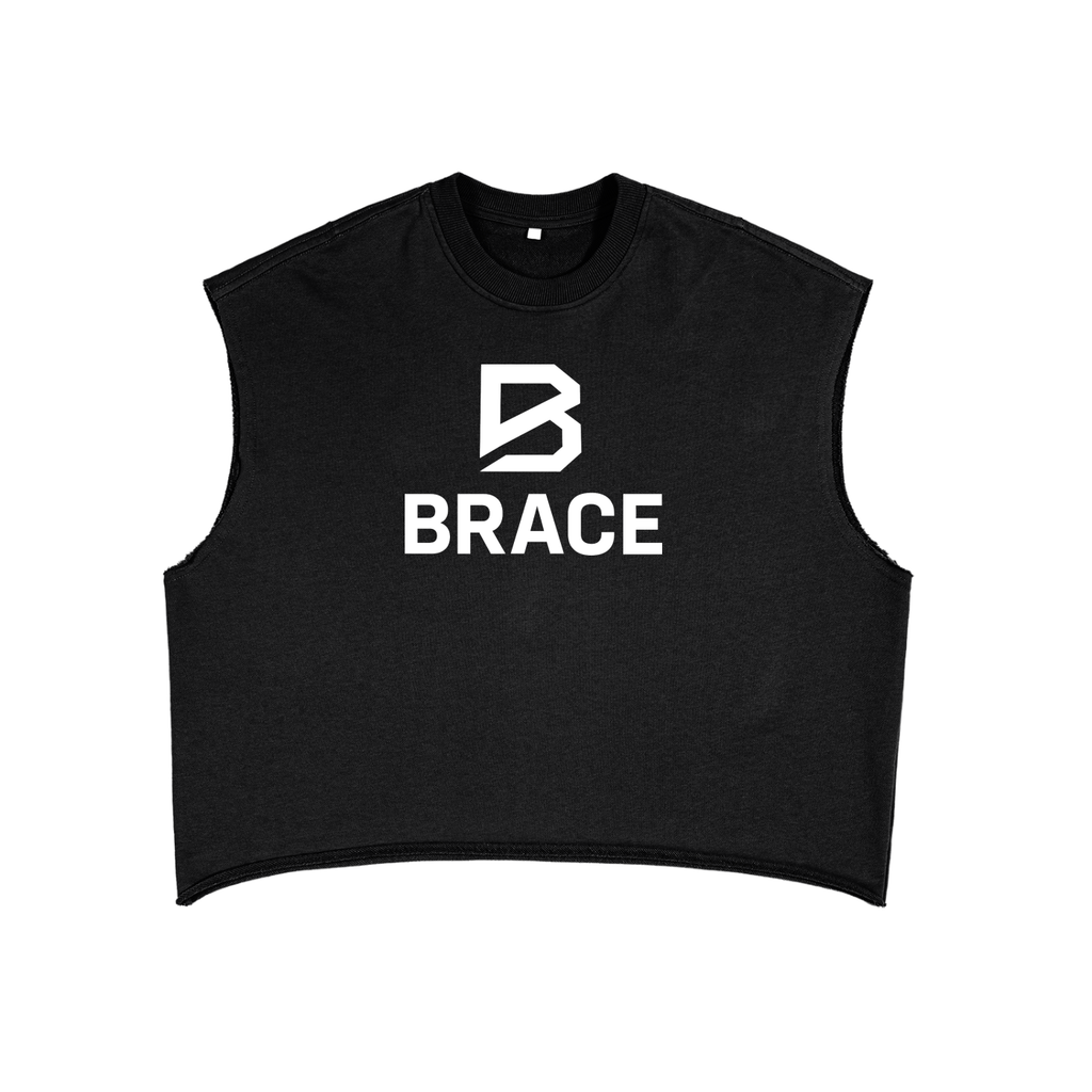 Boxy Tank Top - French Terry Gym Vest | BRACE