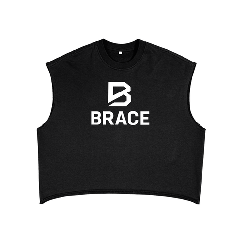 Boxy Tank Top - French Terry Gym Vest | BRACE
