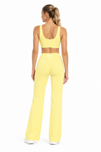 High-Waisted Straight-Leg Yoga Pants