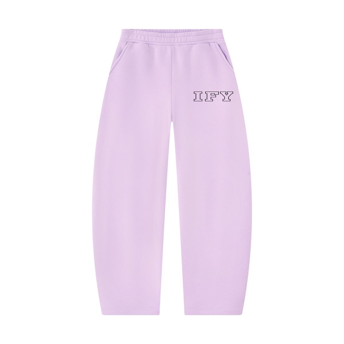 Unisex Barrel-Leg Sweatpants