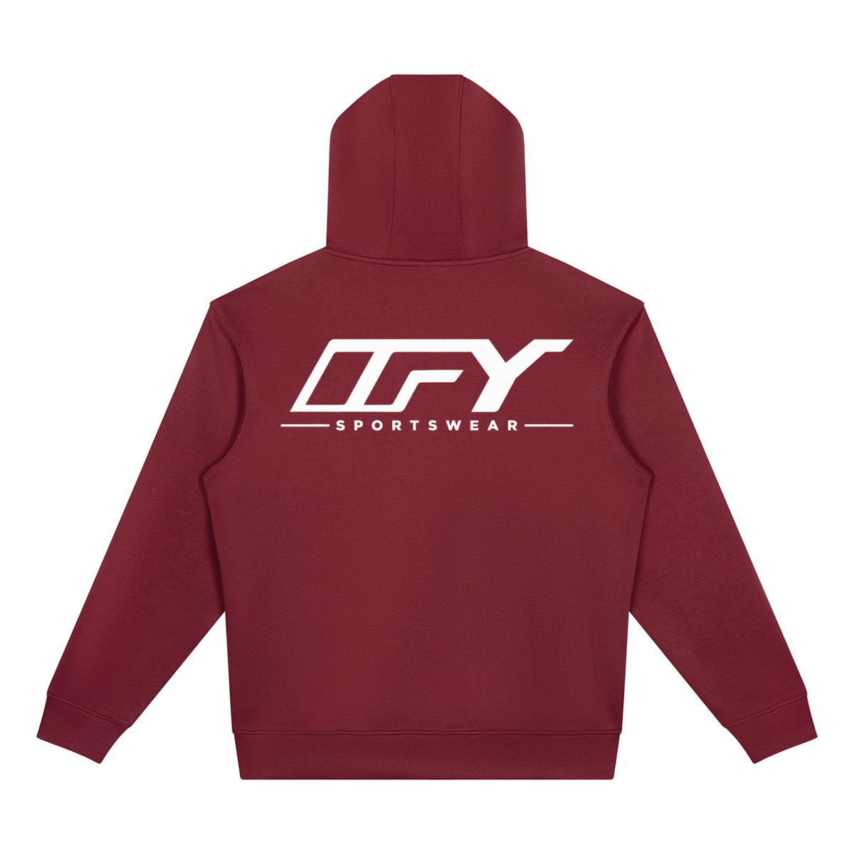 Unisex Drop Shoulder Full Zip Hoodie