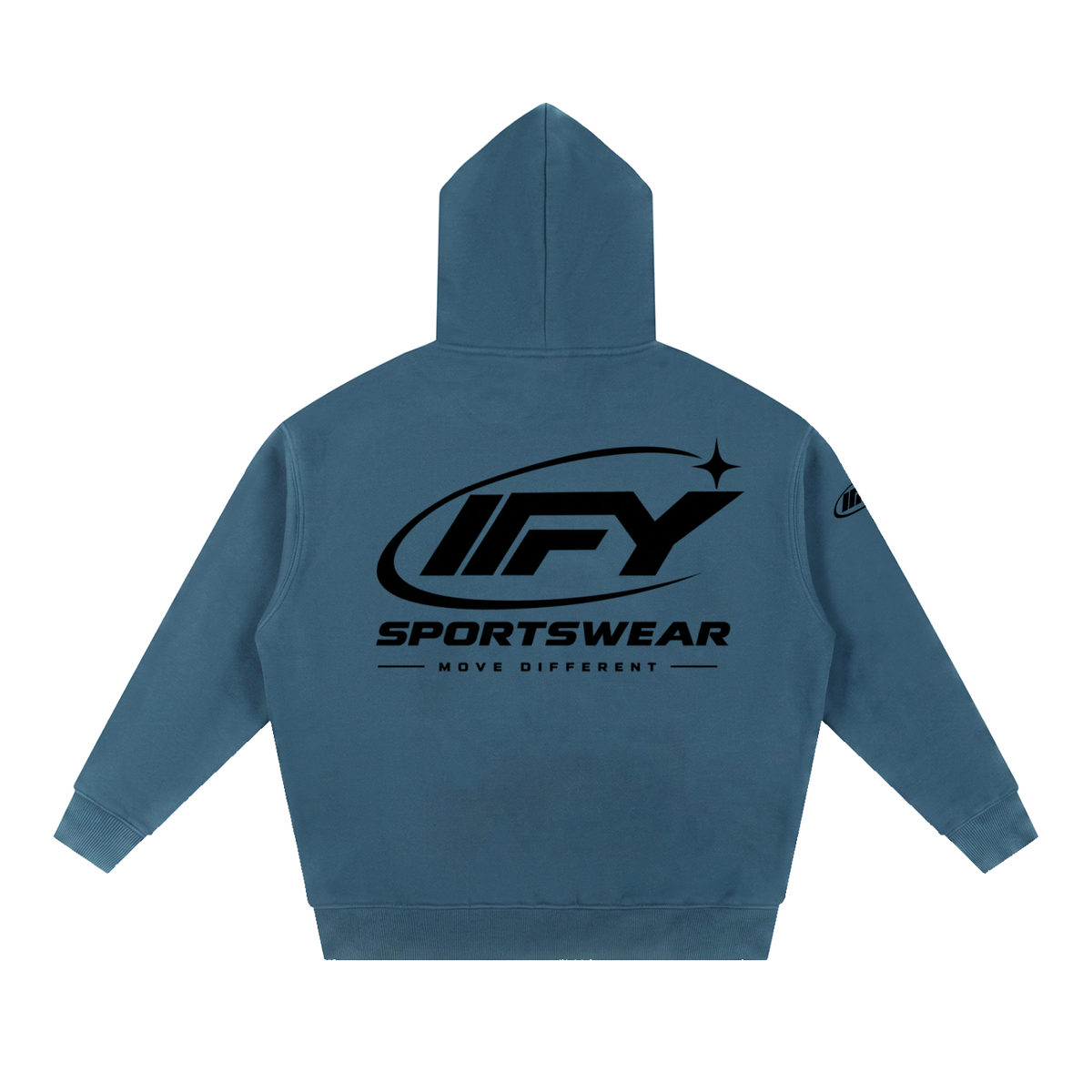 Essential Oversized Boxy Fit Fleece Hoodie