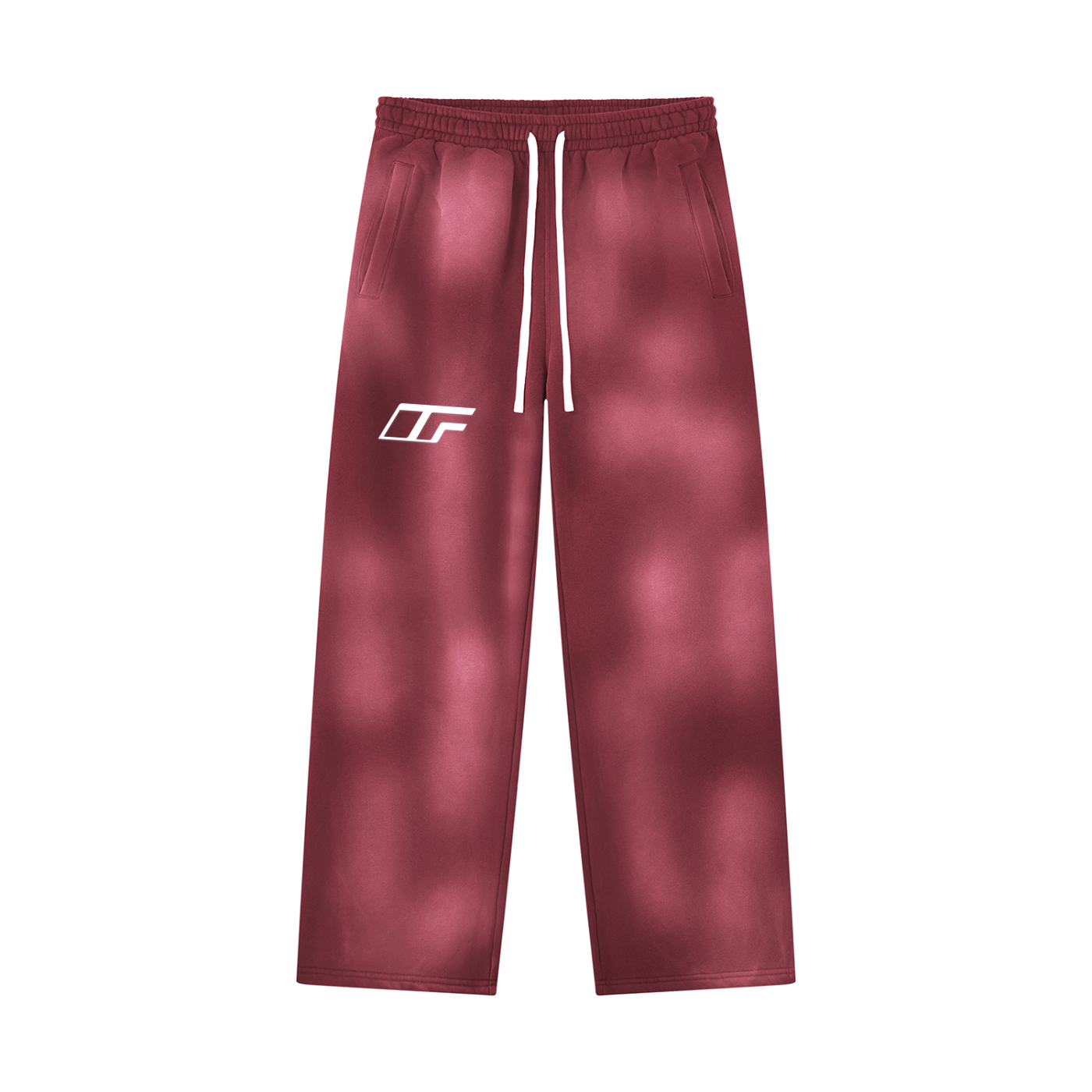 Unisex Sunfade Wide Leg Fleece Sweatpants
