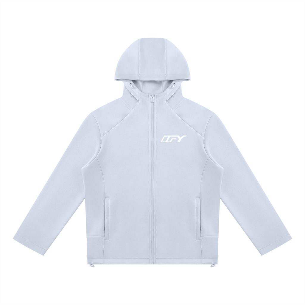 Unisex Paneled Full Zip Hoodie