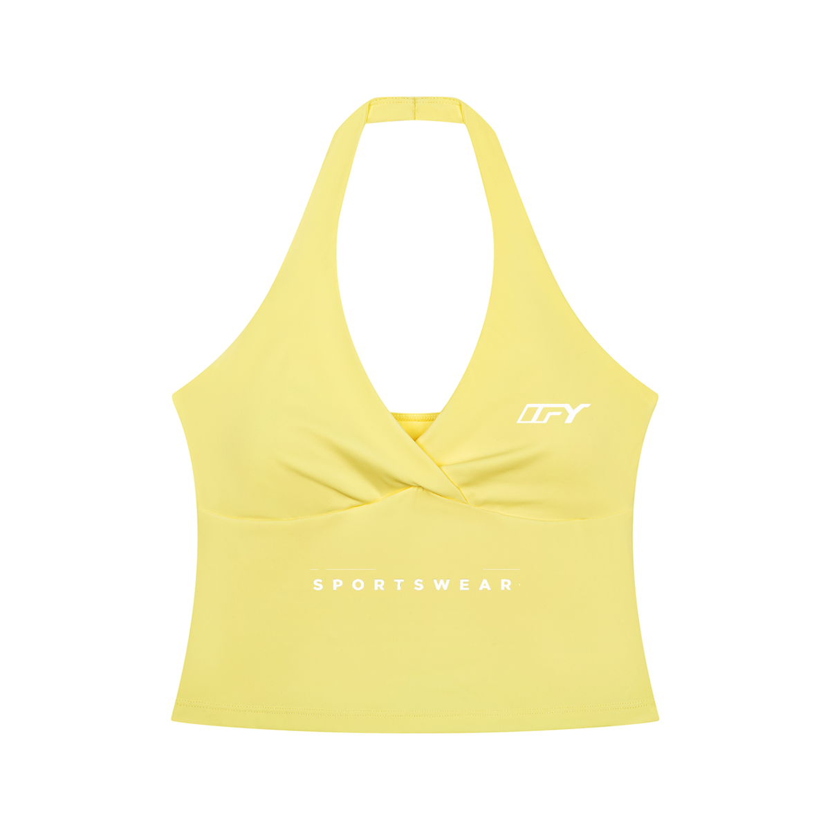 Women’s Ruched Halter Yoga Tank Top