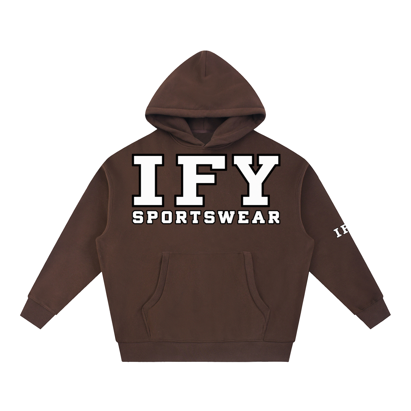 Essential Oversized Boxy Fit Fleece Hoodie