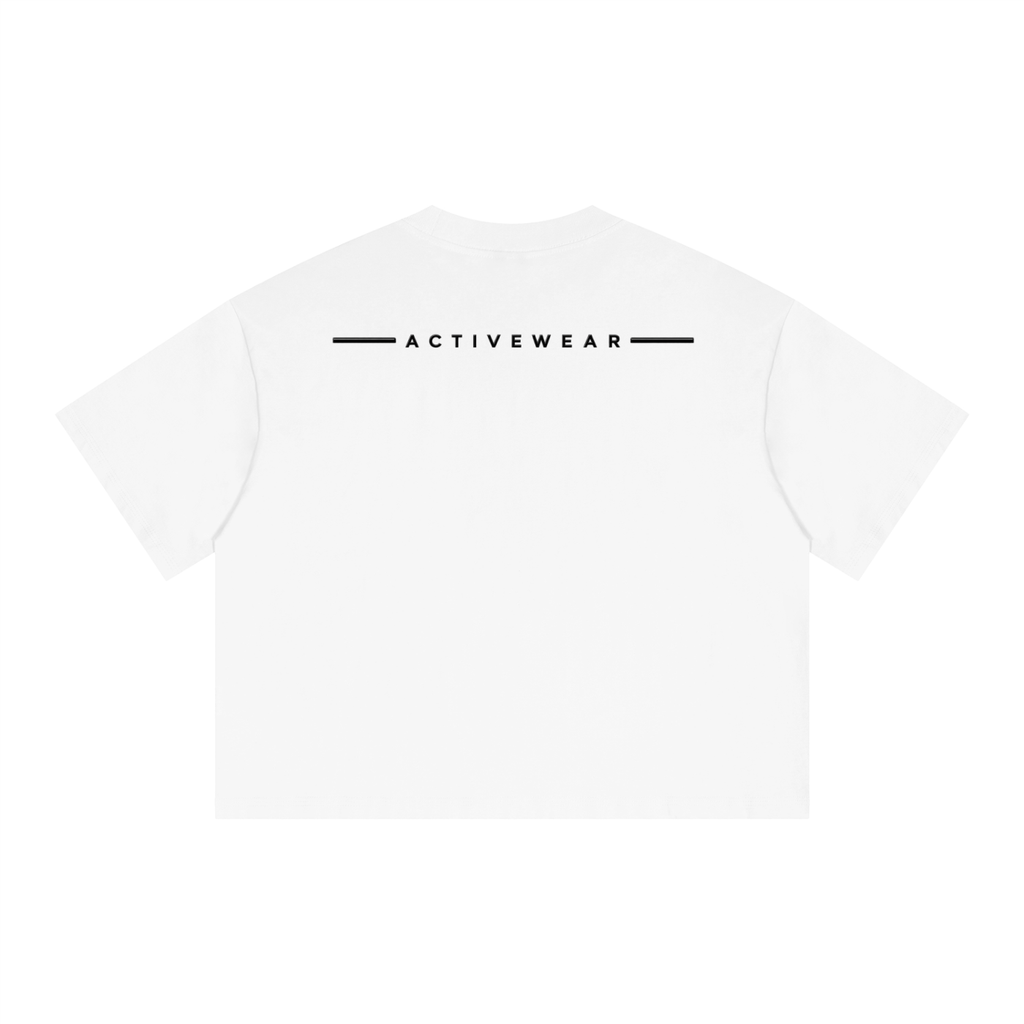 Unisex Boxy Drop Shoulder Crop T-Shirt: Your Go-To for Effortless Style and Comfort