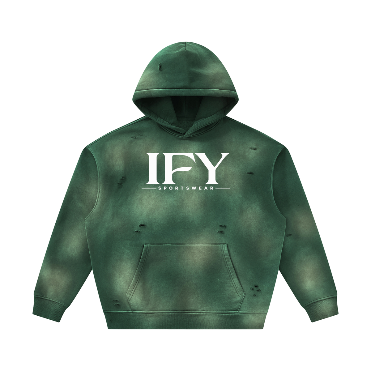 Unisex Frayed Fleece Hoodie for Ultimate Comfort and Style