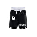 Basketball Shorts - Classic Stripe Trim Athletic Shorts | BRACE