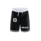 Basketball Shorts - Classic Stripe Trim Athletic Shorts | BRACE