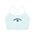 Ruched Cropped Yoga Tank Top