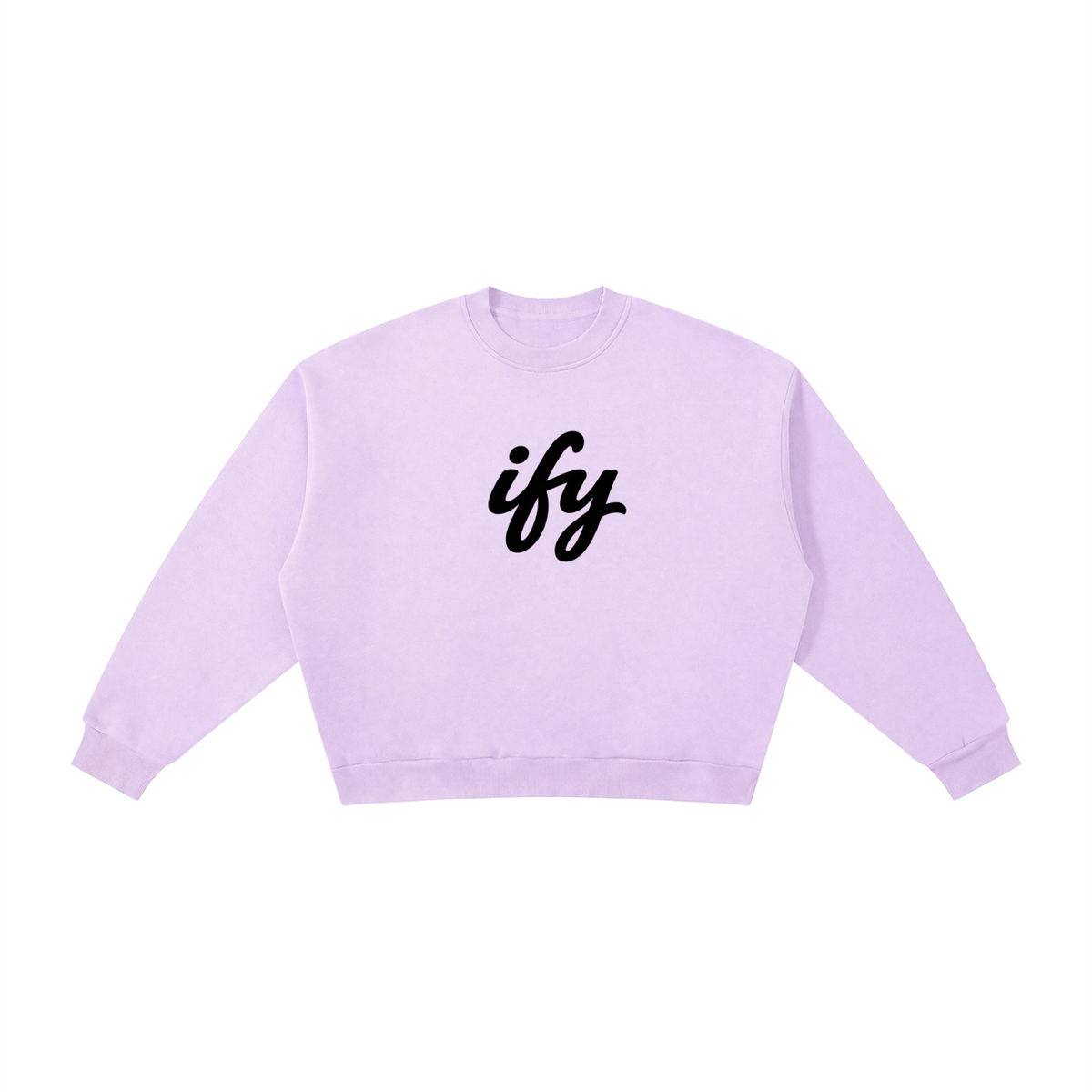 Boxy Fleece Crewneck Sweatshirt