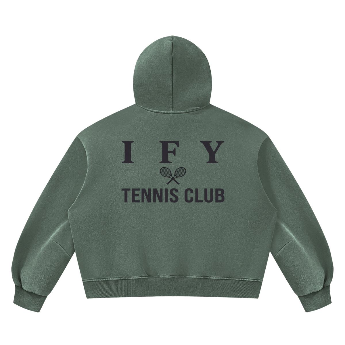 Vintage Wash Boxy Fleece Hoodie