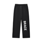 Contrast-Stitched Fleece Sweatpants - Premium Gym Joggers | BRACE