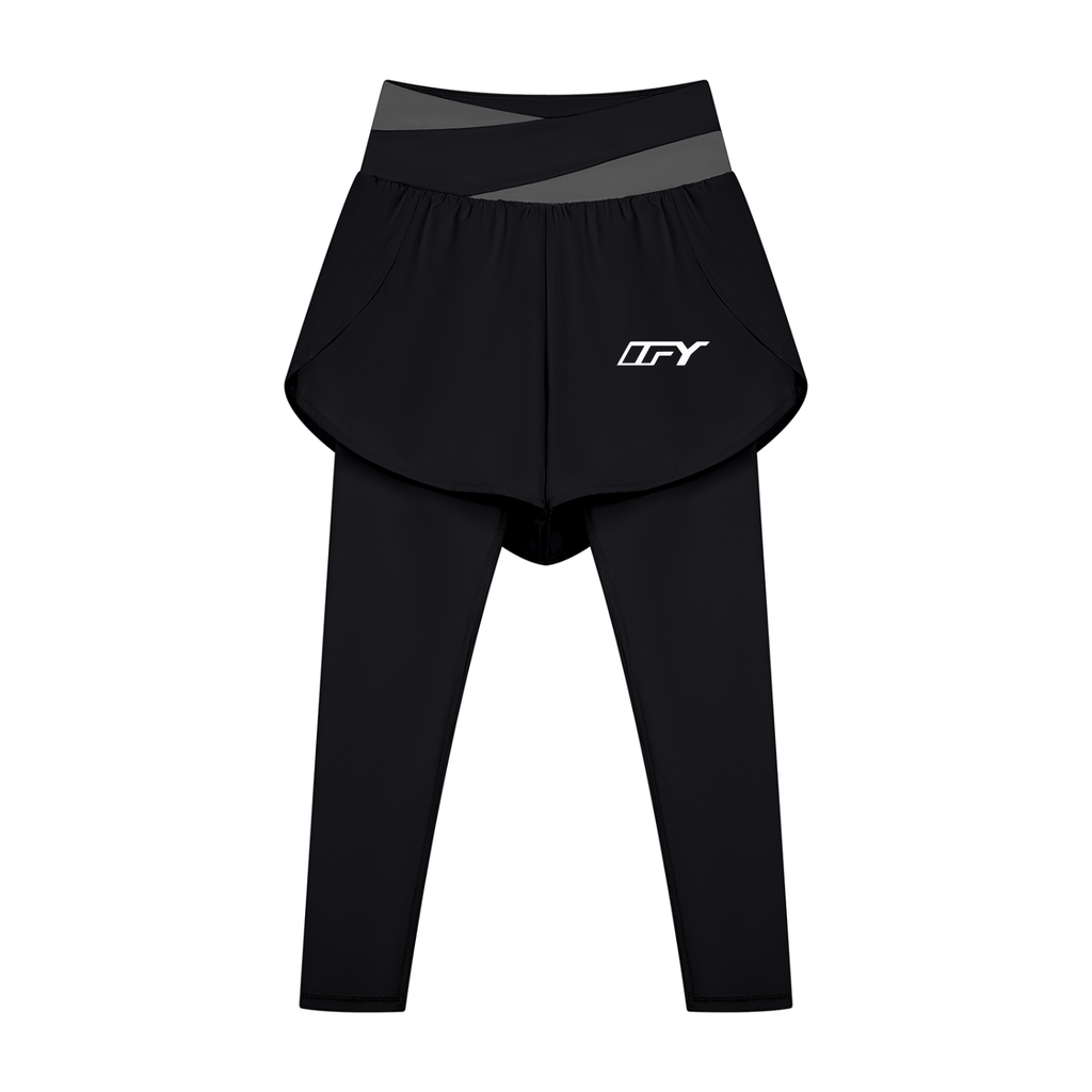 Women's Paneled High Waisted Yoga Leggings