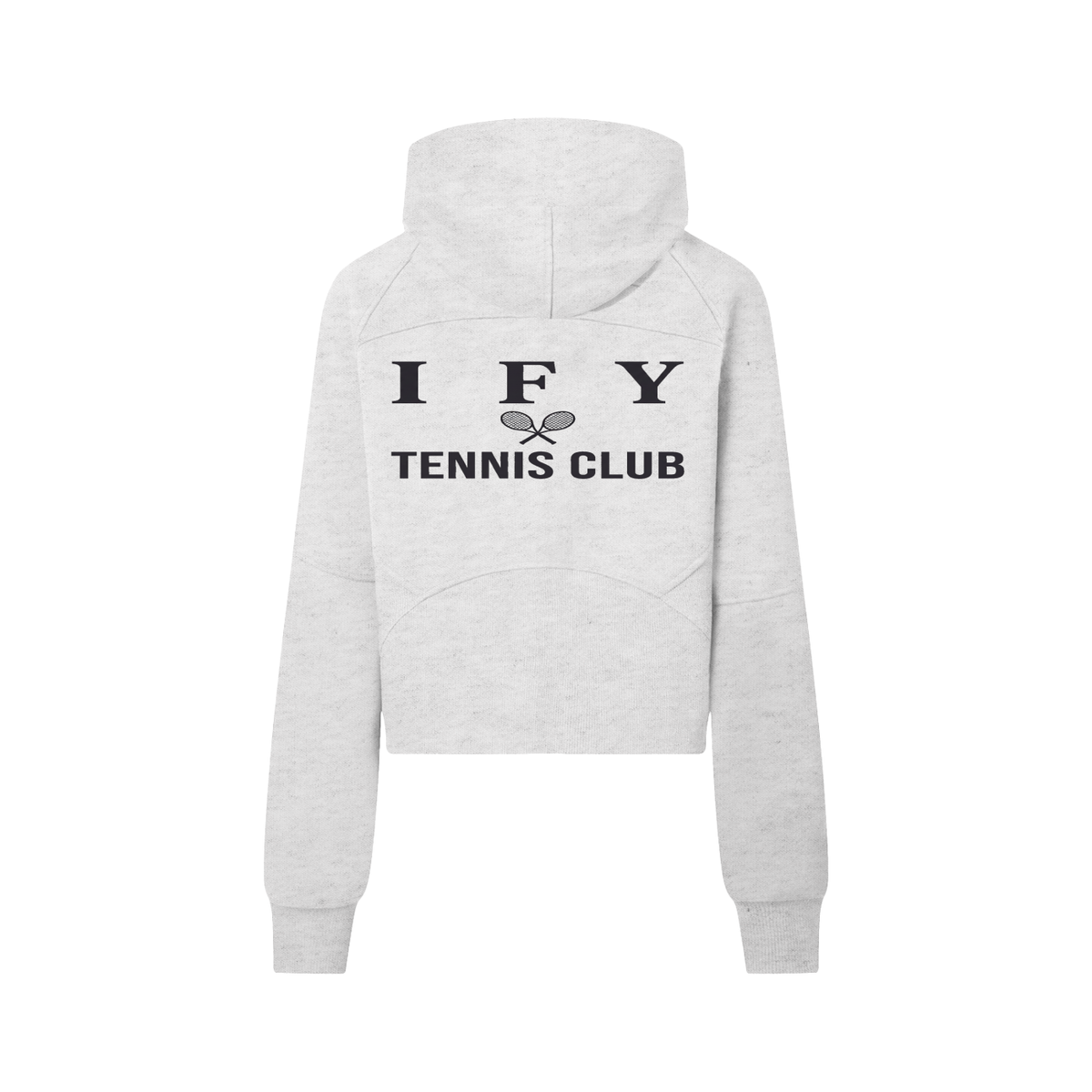 Cropped Half-Zip Hoodie