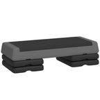 SPORTNOW Adjustable Fitness Stepper, With Non-Slip Surface, For Home, Gym, Office Workout, Grey