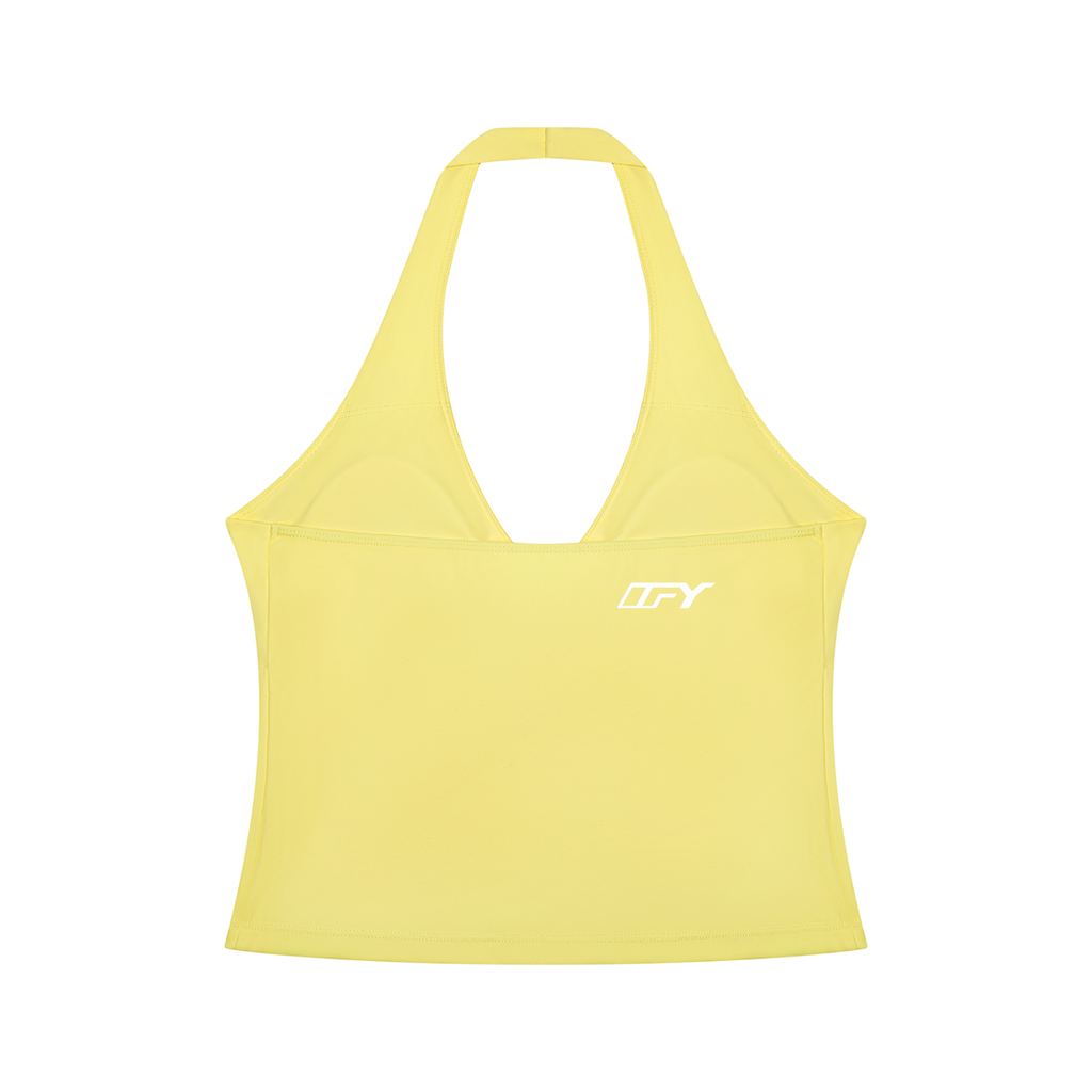 Women’s Ruched Halter Yoga Tank Top