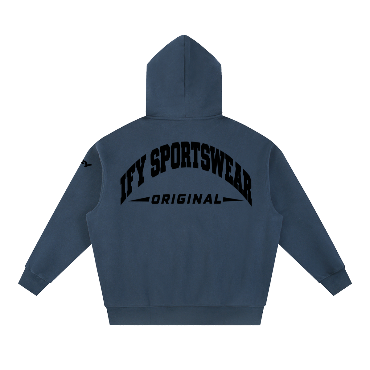 Oversized Boxy-Fit Fleece Hoodie